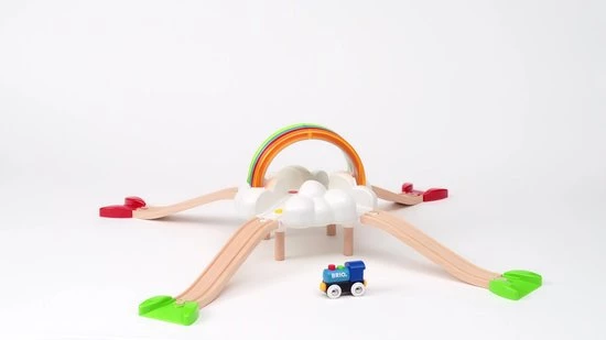 BRIO My First Railway Light Up Rainbow Set - 36002 - Treinbaan 4 BRIO My First Railway Light Up Rainbow Set - 36002 - Treinbaan - Afbeelding 2