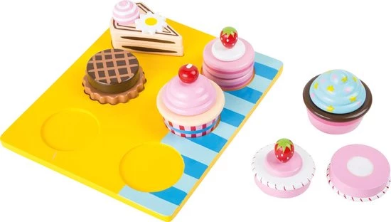Small Foot Company Small Foot Houten Cupcakes En Gebak 4 Small Foot Company Small Foot Houten Cupcakes En Gebak - Afbeelding 2
