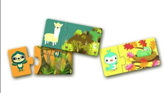 Djeco Puzzel Duo - Verstoppertje - 12 X 2 Stukjes 6 Djeco Puzzel Duo - Verstoppertje - 12 X 2 Stukjes - Afbeelding 4