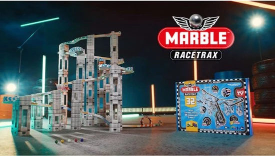 Marble Racetrax Circuit Set Knikkerbaan - Racebaan - 32 Sheets 5 Meter 14 Marble Racetrax Circuit Set Knikkerbaan - Racebaan - 32 Sheets 5 Meter - Afbeelding 12