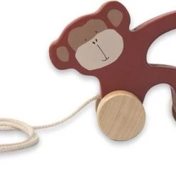 Trixie Trekfiguur Mr. Monkey Junior 10 X 15 X 6 Cm Hout Bruin