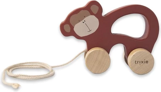 Trixie Trekfiguur Mr. Monkey Junior 10 X 15 X 6 Cm Hout Bruin 3 Trixie Trekfiguur Mr. Monkey Junior 10 X 15 X 6 Cm Hout Bruin