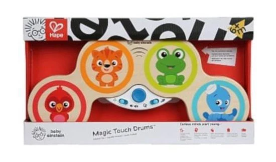 Hape Houten Magic Touch Drums 38 Cm 4 Hape Houten Magic Touch Drums 38 Cm - Afbeelding 2