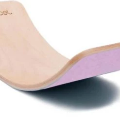 Wobbel Pro Wilde Rozen (roze) - Blank Gelakt Houten Balance Board Van 90 Cm Met Roze Ecovilt -duurzamer-speelgoed Verkoop 550x324 5