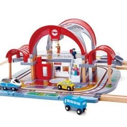 Hape - Grand City Station - Houten Treinset -duurzamer-speelgoed Verkoop 550x327 9