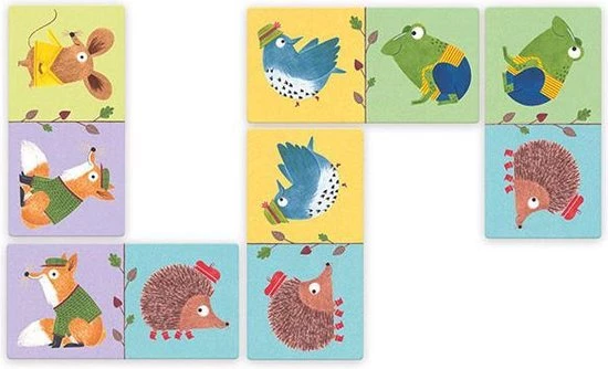 Djeco Domino Dieren +3jr 4 Djeco Domino Dieren +3jr - Afbeelding 2