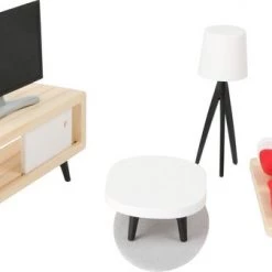 Small Foot Company Small Foot Poppenhuismeubels Meisjes Hout Blank/wit 4-delig -duurzamer-speelgoed Verkoop 550x337 3