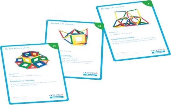 Geomag Education Geometry Lab Recycled - MEDIUM 778pcs 6 Geomag Education Geometry Lab Recycled - MEDIUM 778pcs - Afbeelding 4