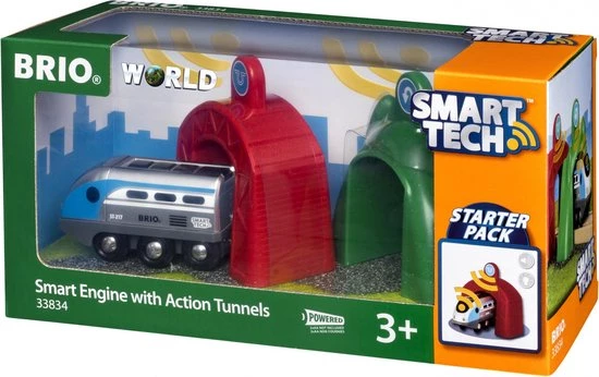 BRIO Smart Tech Engine - Locomotief Met 2 Actietunnels - 33834 11 BRIO Smart Tech Engine - Locomotief Met 2 Actietunnels - 33834 - Afbeelding 9