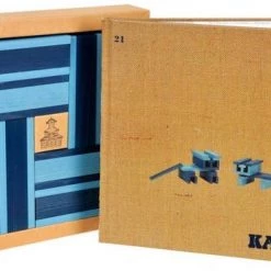 Speelgoed | Wooden Toys - Kapla 40 Stuks Blauw 8010