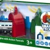 BRIO Smart Tech Engine - Locomotief Met 2 Actietunnels - 33834