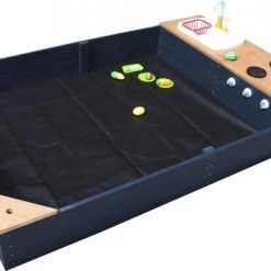 AXI Kelly Zandbak Met Speelkeuken Antraciet/bruin - Wastafel Incl. 17-delige Accessoire-set - Inclusief Afdekzeil En Gronddoek -duurzamer-speelgoed Verkoop 550x353 4