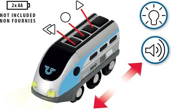 BRIO Smart Tech Engine - Locomotief Met 2 Actietunnels - 33834 16 BRIO Smart Tech Engine - Locomotief Met 2 Actietunnels - 33834 - Afbeelding 14