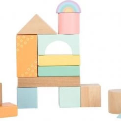 Small Foot Company Pastel Houten Bouwblokken - 50 Stuks - Houten Speelgoed Vanaf 1 Jaar -duurzamer-speelgoed Verkoop 550x355 5