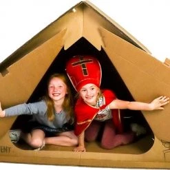 Kartonnen Speeltent Voor Kinderen - De KarTent Junior Speeltent Binnen - Cadeau Van Sinterklaas Cadeau - Hobbykarton - KarTent