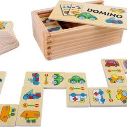 Small Foot Company Small Foot Domino Voertuigen 28 Stenen