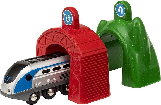 BRIO Smart Tech Engine - Locomotief Met 2 Actietunnels - 33834 17 BRIO Smart Tech Engine - Locomotief Met 2 Actietunnels - 33834 - Afbeelding 15