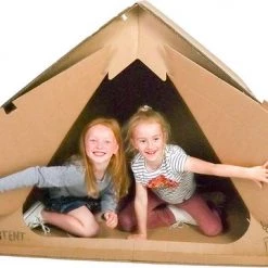 Kartonnen Speeltent Voor Kinderen - De KarTent Junior Speeltent Binnen - Cadeau Van Sinterklaas Cadeau - Hobbykarton - KarTent -duurzamer-speelgoed Verkoop 550x360