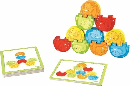 Haba Spel Stapelspel Waggelfanten 3 Haba Spel Stapelspel Waggelfanten
