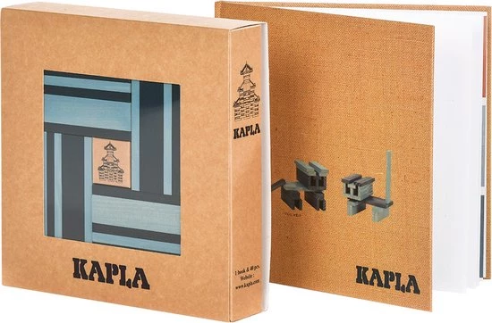 Speelgoed | Wooden Toys - Kapla 40 Stuks Blauw 8010 12 Speelgoed | Wooden Toys - Kapla 40 Stuks Blauw 8010 - Afbeelding 10