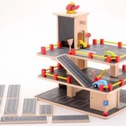 Jou?co Garage Met 8 Extra Houten Auto,s -duurzamer-speelgoed Verkoop 550x363 1