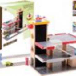 Jou?co Garage Met 8 Extra Houten Auto,s -duurzamer-speelgoed Verkoop 550x363 2