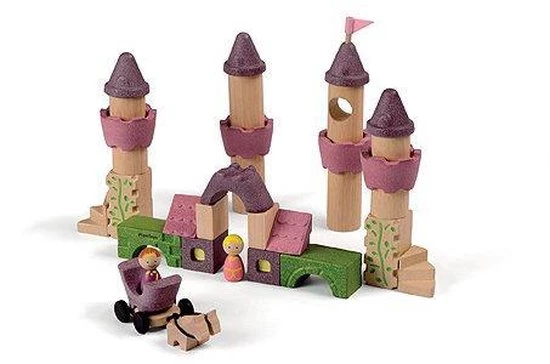 Plantoys Plan Toys Houten Bouwblokken Sprookjes Blokken 3 Plantoys Plan Toys Houten Bouwblokken Sprookjes Blokken
