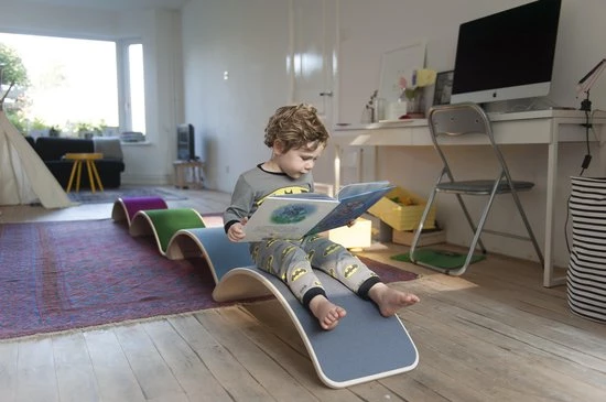 Wobbel - Original - Blank Gelakt Met Vilt - Grijs 6 Wobbel - Original - Blank Gelakt Met Vilt - Grijs - Afbeelding 4