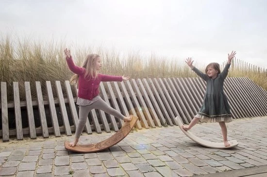 Wobbel - Original - Blank Gelakt Met Vilt - Grijs 11 Wobbel - Original - Blank Gelakt Met Vilt - Grijs - Afbeelding 9