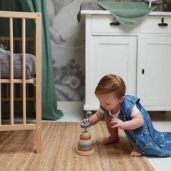 Jollein Houten Stapeltoren - Shell - Blue -duurzamer-speelgoed Verkoop 550x366 164