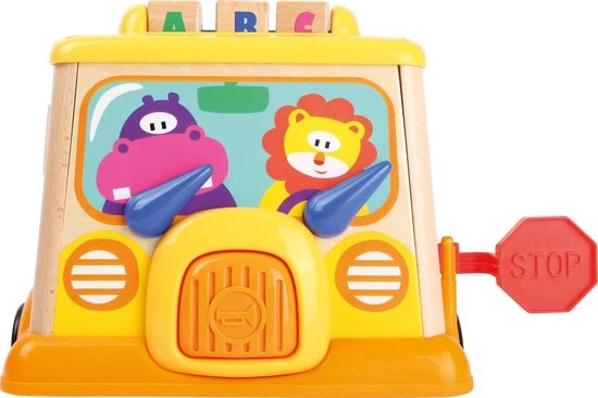 Small Foot Company Small Foot - School Bus Motor Skills Toy 7 Small Foot Company Small Foot - School Bus Motor Skills Toy - Afbeelding 5