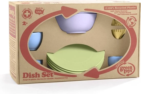 Green Toys Eet Servies 4 Green Toys Eet Servies - Afbeelding 2