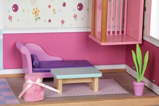 Small Foot Company Poppenhuis Sophia 74 X 121 X 34 Cm 7 Small Foot Company Poppenhuis Sophia 74 X 121 X 34 Cm - Afbeelding 5