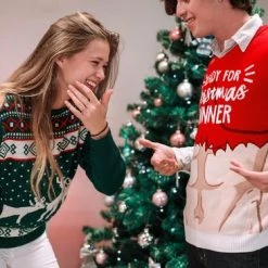 JAP Christmas JAP Foute Kerst Spencer - Ready For Christmas Dinner - Kersttrui Dames & Heren - Kerstcadeau - XXL - Rood -duurzamer-speelgoed Verkoop 550x366 206