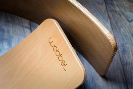 Wobbel XL Blank Gelakt Balansbord Muis 7 Wobbel XL Blank Gelakt Balansbord Muis - Afbeelding 5