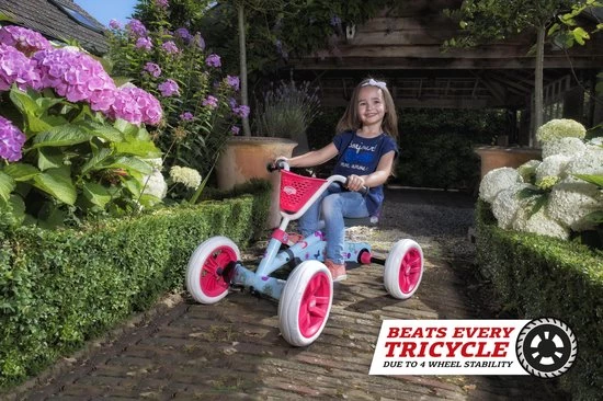 BERG Buzzy Bloom Skelter - Wit/Lichtblauw - 2 Tot 5 Jaar 6 BERG Buzzy Bloom Skelter - Wit/Lichtblauw - 2 Tot 5 Jaar - Afbeelding 4