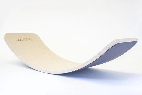 Wobbel - Original - Blank Gelakt Met Vilt - Grijs 3 Wobbel - Original - Blank Gelakt Met Vilt - Grijs