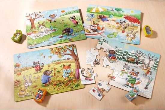 Haba Puzzels - De Seizoenen 4 Haba Puzzels - De Seizoenen - Afbeelding 2
