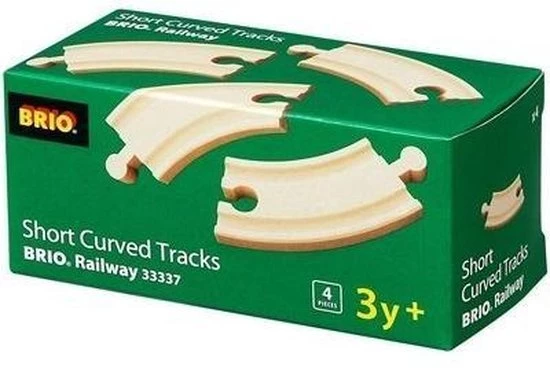 BRIO Gebogen Korte Rails - 33337 11 BRIO Gebogen Korte Rails - 33337 - Afbeelding 9