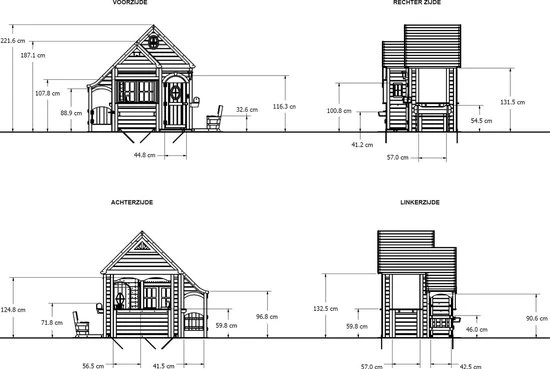 Backyard Discovery Spring Cottage - Houten Speelhuisje Met Speelkeukentje, Deurbel, Brievenbus, Krijtbord, Bloembak En Kunststof Groentes - Speelhuis Voor De Tuin / Buiten 8 Backyard Discovery Spring Cottage - Houten Speelhuisje Met Speelkeukentje, Deurbel, Brievenbus, Krijtbord, Bloembak En Kunststof Groentes - Speelhuis Voor De Tuin / Buiten - Afbeelding 6