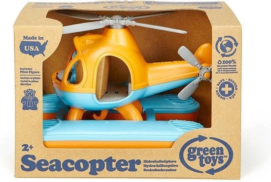 Green Toys Inc Green Toys Zee Helikopter Oranje/Blauw 12 Green Toys Inc Green Toys Zee Helikopter Oranje/Blauw - Afbeelding 10