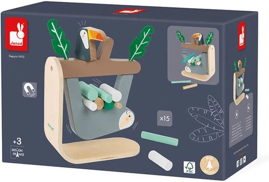 Janod Evenwichtsspel Luiaard 10 Janod Evenwichtsspel Luiaard - Afbeelding 8