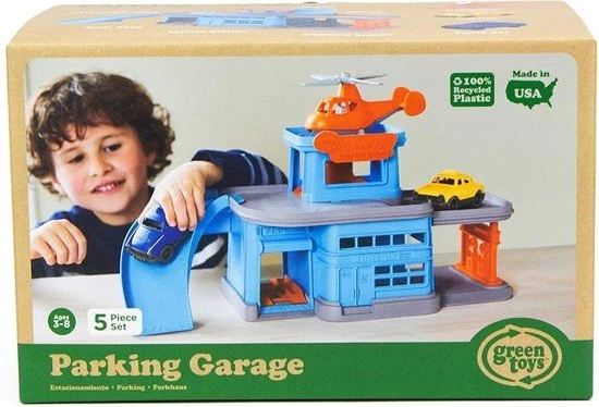 Green Toys - Parkeergarage Speelset 7 Green Toys - Parkeergarage Speelset - Afbeelding 5