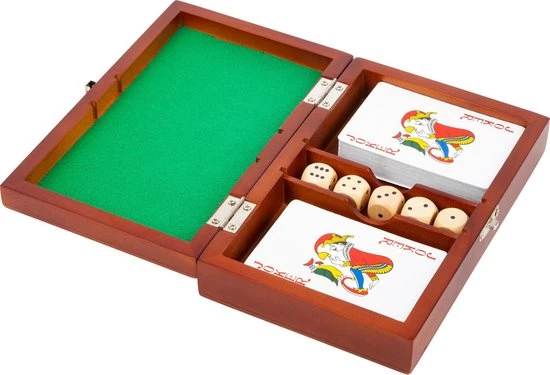 Small Foot Company Small Foot Speldoos Cards And Dice Unisex 19 Cm Bruin 8-delig 5 Small Foot Company Small Foot Speldoos Cards And Dice Unisex 19 Cm Bruin 8-delig - Afbeelding 3