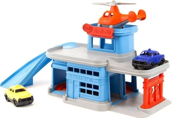 Green Toys - Parkeergarage Speelset 9 Green Toys - Parkeergarage Speelset - Afbeelding 7