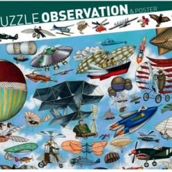 Djeco - Zoekpuzzel 200 Stukjes - Aéroclub - 6+
