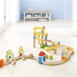 Haba Speelgoed | Wooden Toys - Knikkerbaan Rollebollen - Basisdoos - Spiraalbaan -duurzamer-speelgoed Verkoop 550x379