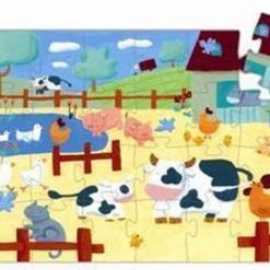 Djeco Puzzel Koe | Voor Kinderen | 24 Stukjes -duurzamer-speelgoed Verkoop 550x381 2