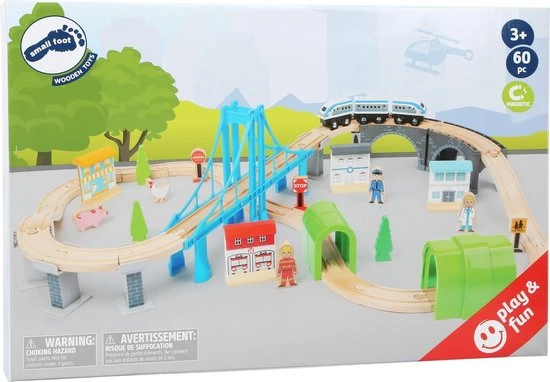 Small Foot Company Small Foot Speelgoedtrein Bridge Hout Junior 24-delig 7 Small Foot Company Small Foot Speelgoedtrein Bridge Hout Junior 24-delig - Afbeelding 5