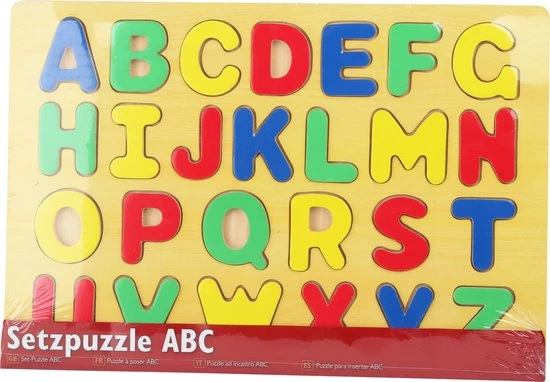 Small Foot Company Small Foot - Puzzle ABCs 4 Small Foot Company Small Foot - Puzzle ABCs - Afbeelding 2